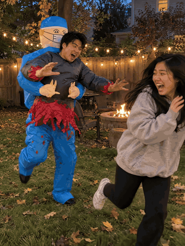 The Malpractice costume caught on camera