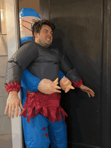 The Malpractice costume caught on camera