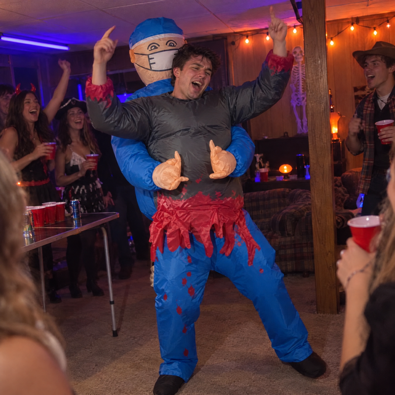 The Malpractice inflatable surgeon costume