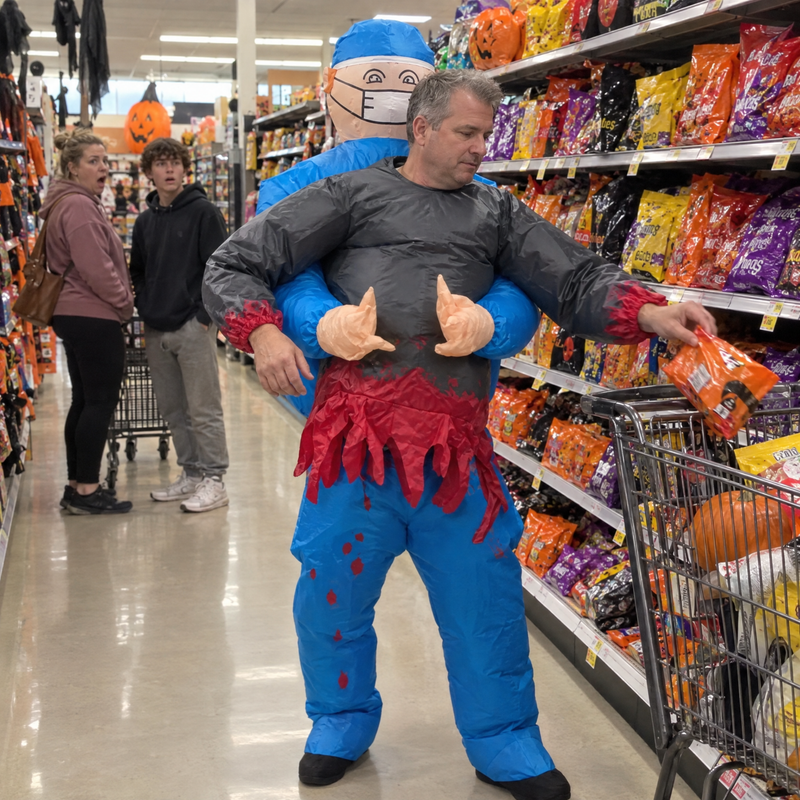 The Malpractice inflatable surgeon costume