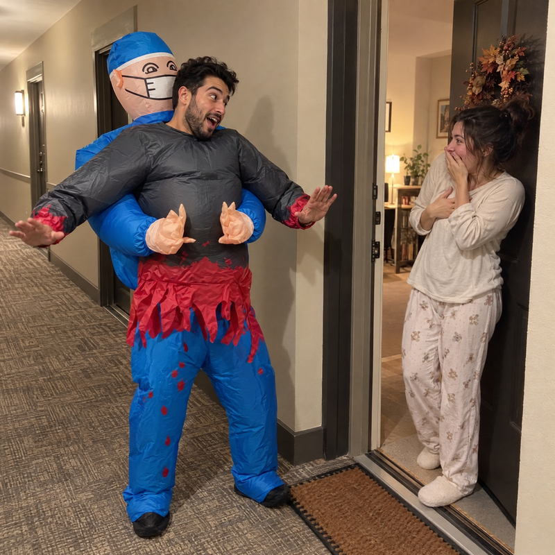 The Malpractice inflatable surgeon costume